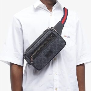 Gucci GG Supreme Belt Bag + Dust Bag + Box